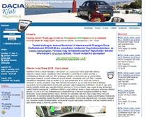 Tablet Screenshot of daciaklub.hu